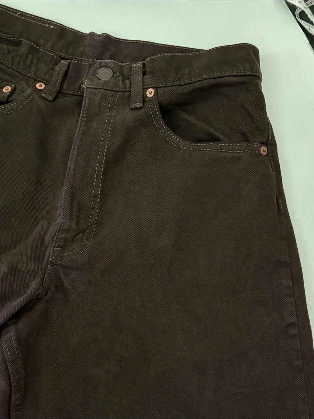 Levi’s 554 Men’s Vintage Size 31 X 36 Relaxed Fit Straight Leg Brown Jeans